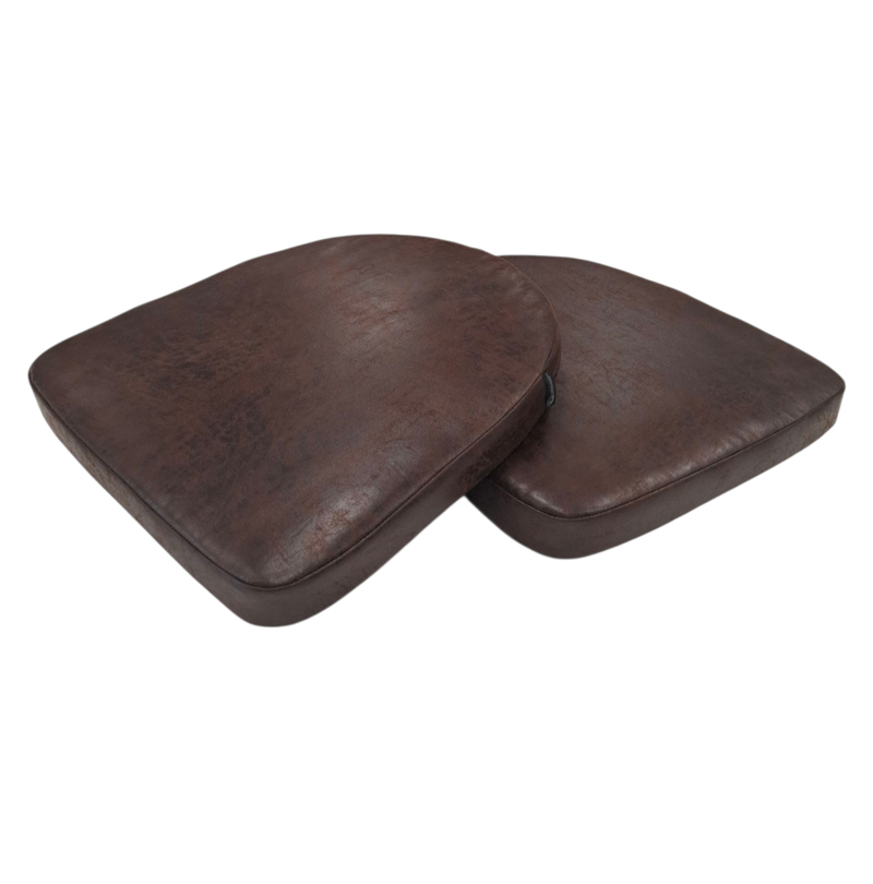 Antiikkikeinonahkaiset istuintyynyt