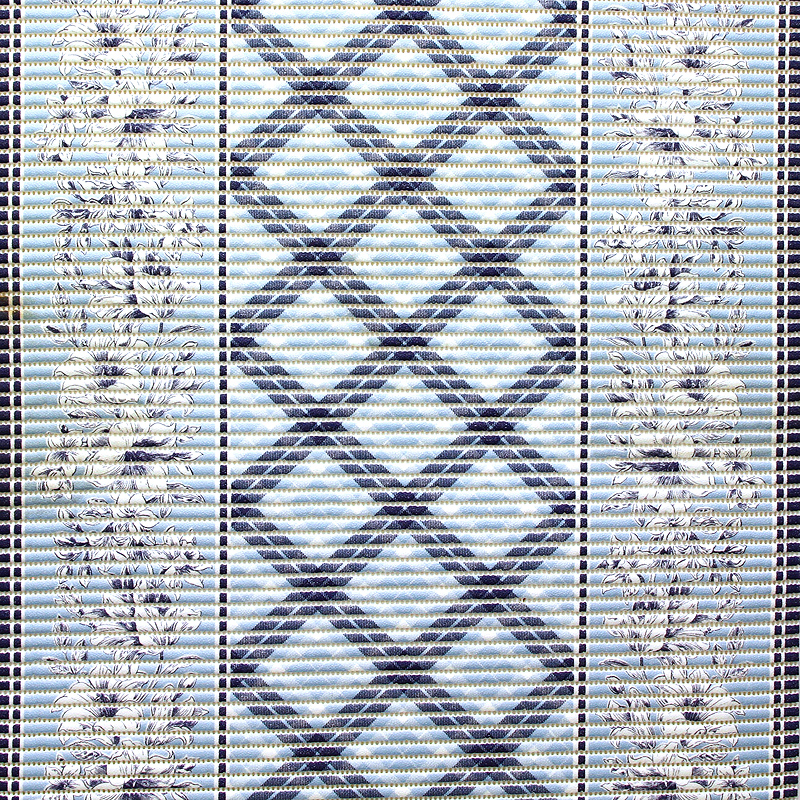 KOSTEANTILAN MATTO Sininen Kukkaruutu (MT150V), Matot ja liukuesteet, Kosteantilan matot