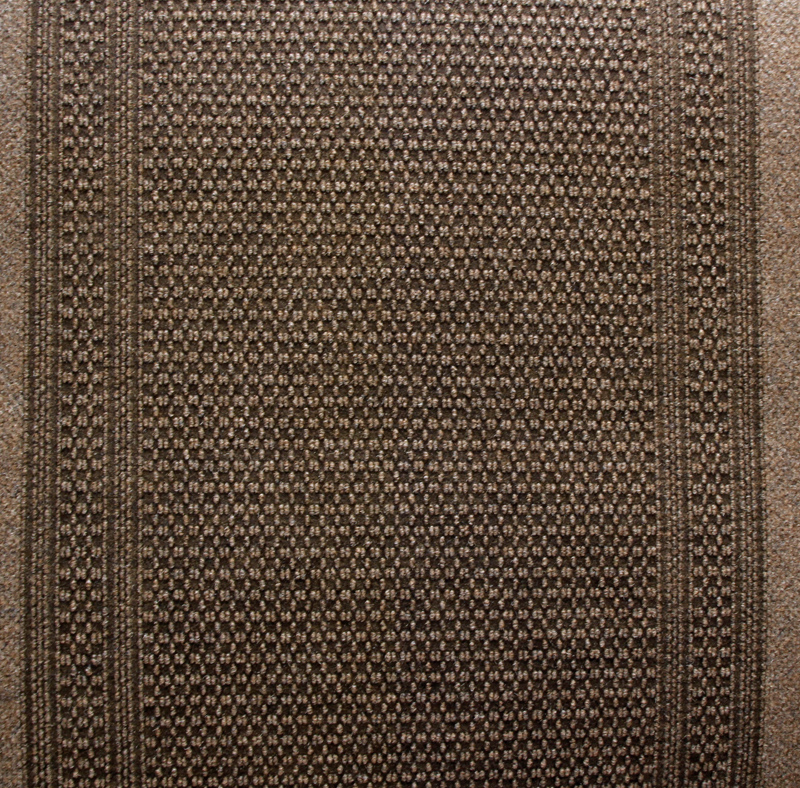 KÄYTÄVÄMATTO AZTEC Leveys 80cm ruskea (J96V), Matot ja liukuesteet, Kuramatot, Käytävämatot