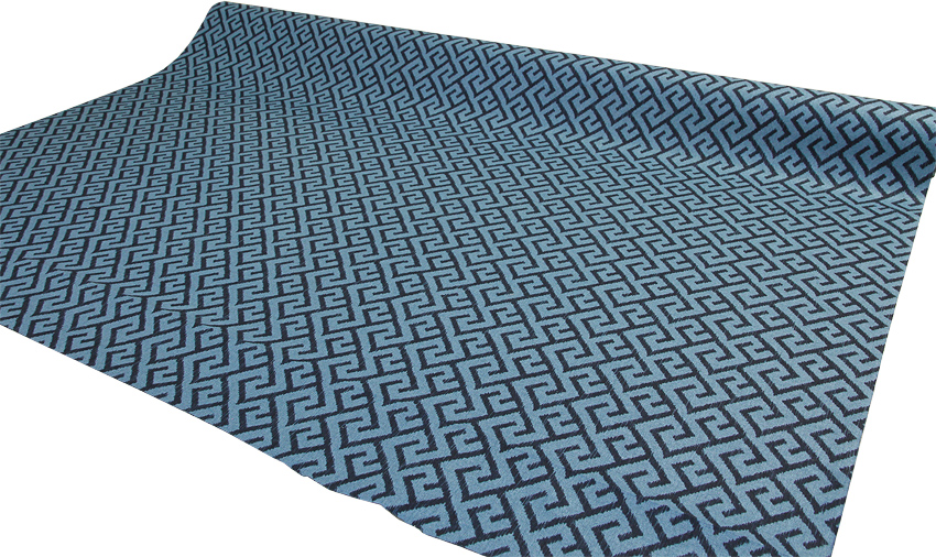 Verhoilukangas Jade Maze Sininen (TXT0233V), Kankaat, Huonekalukankaat