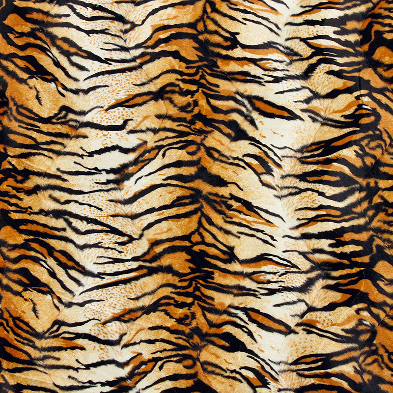 Velour kangas Tiikeri (TP068V), Kankaat, Tekoturkis ja Eläinkuosit