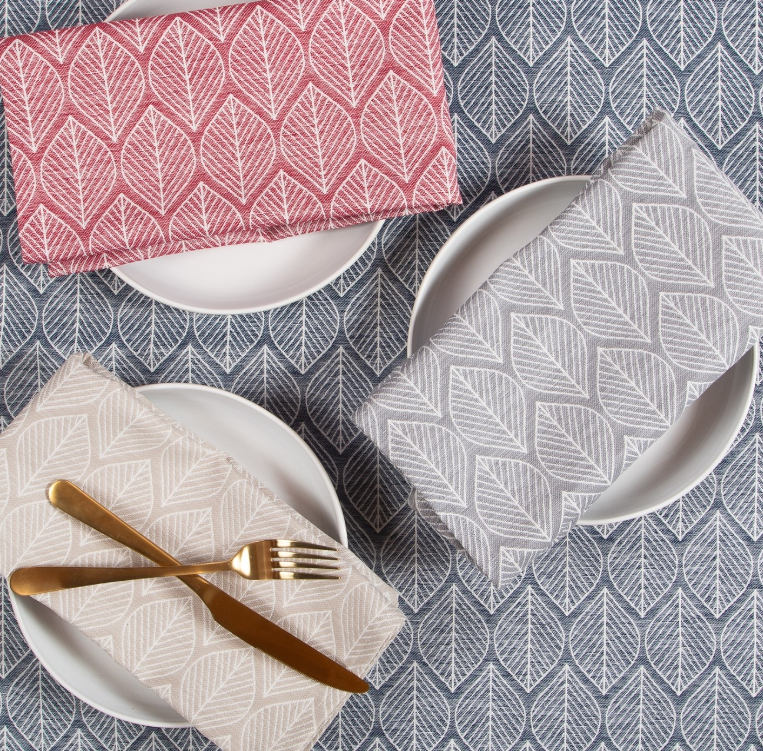 Jacquard kangas lehtikuvio