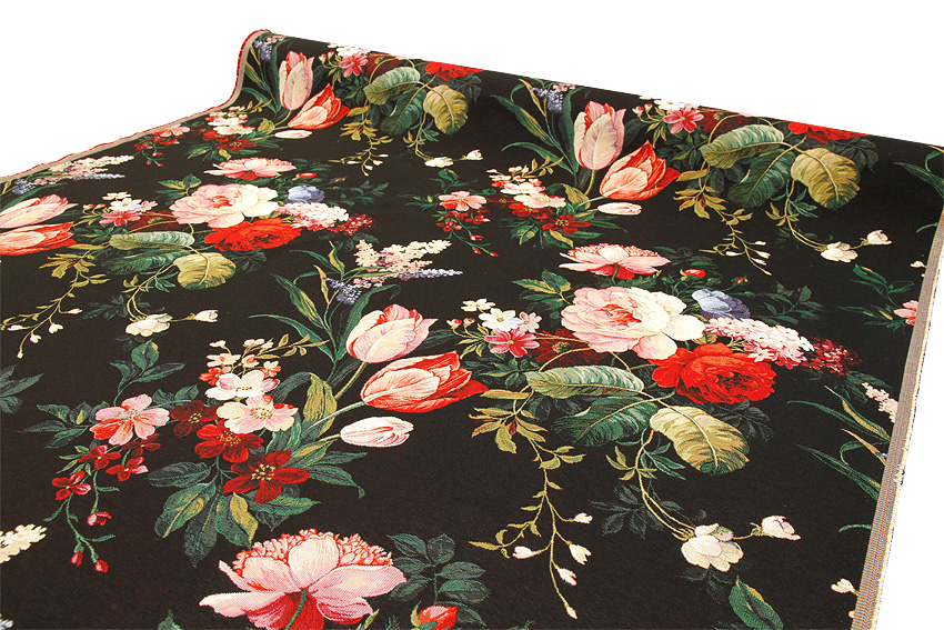 Gobeliinikangas vintage kukka