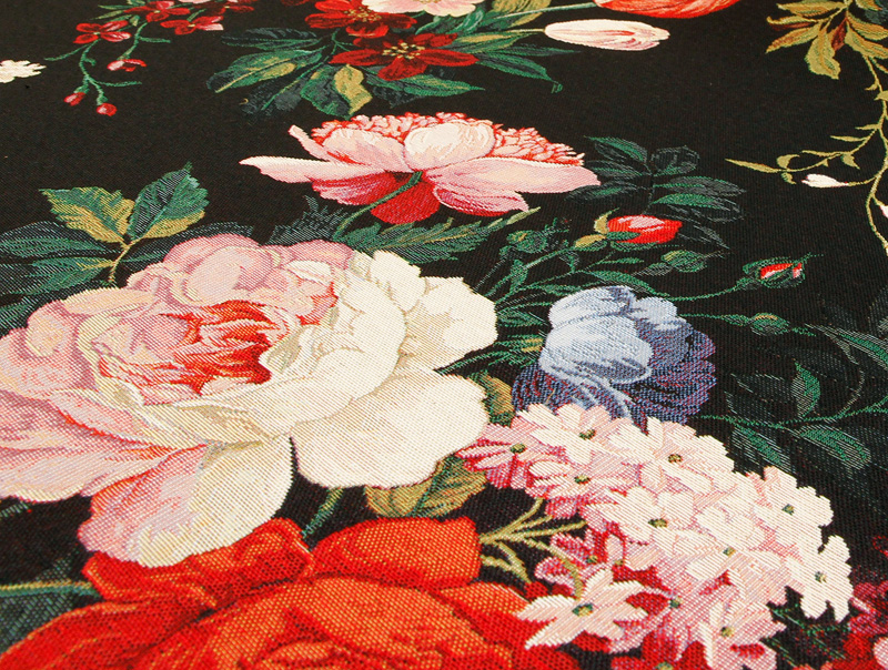 Gobeliinikangas vintage kukka