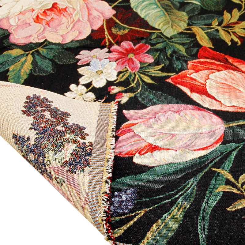 Gobeliinikangas vintage kukka