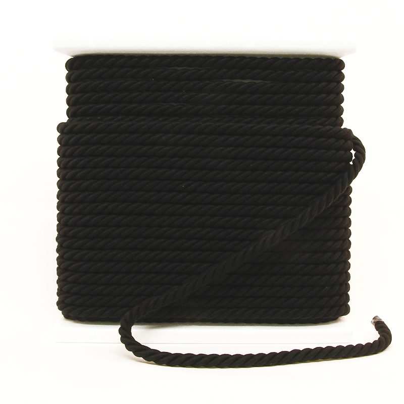 Puuvillanyöri Ø 10mm Musta (DT017MV), [field_category]