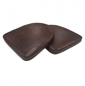 Antiikkikeinonahkaiset istuintyynyt