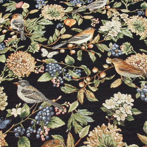 Gobeliinikangas lintunen ruskea