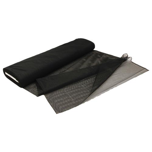 Hyttysverkkokangas musta