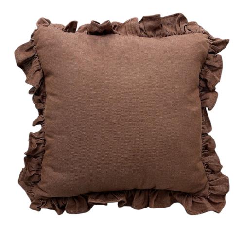 Koristetyyny Volang röyhelö ruskea