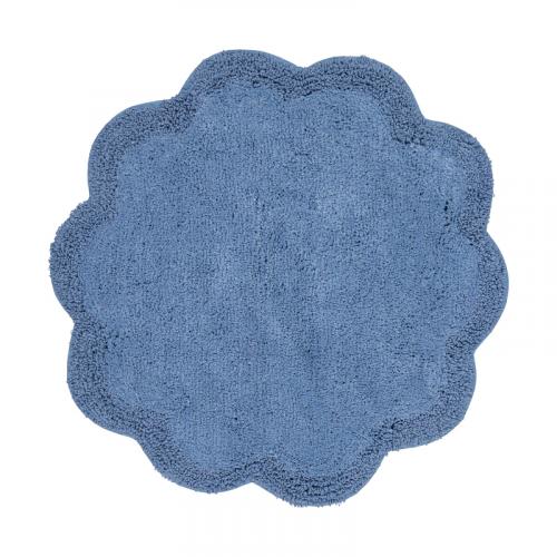 Kylpyhuonematto kukka sininen