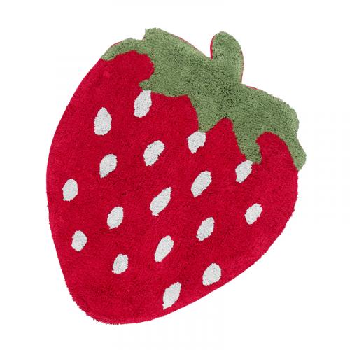 Kylpyhuonematto mansikka