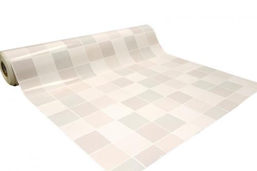 Muovimatto ruutu beige