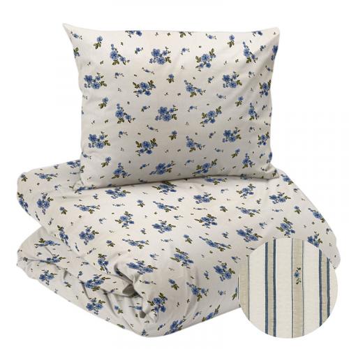 Pussilakanasetti Stina sininen