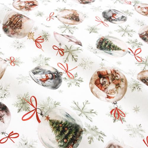 Vahakangas joulu akrylaatti joulupallo valkoinen