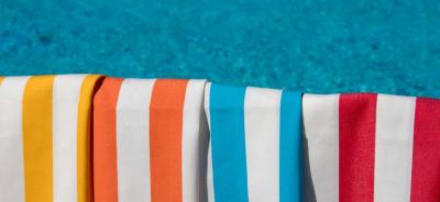 Outdoor stripeout kankaat