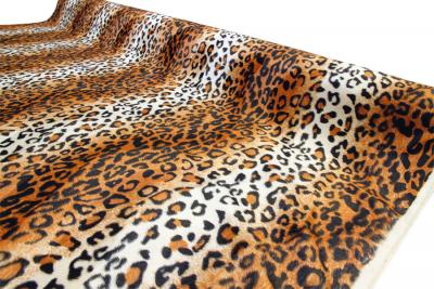 Velour kangas Leopardi oranssi (TP067V)