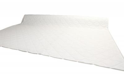 Tikattu valkoinen patjakangas leveys 220cm (DX10)