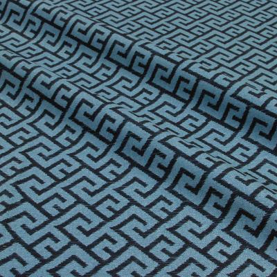 Verhoilukangas Jade Maze Sininen (TXT0233V)
