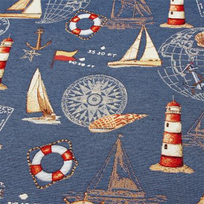 Gobeliinikangas meri ja majakka