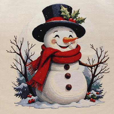 Gobeliinikangaspala lumiukko