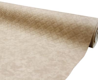 Keinonahka ruutu tikattu hiekka/beige