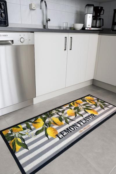 Keittiömatto sitruuna