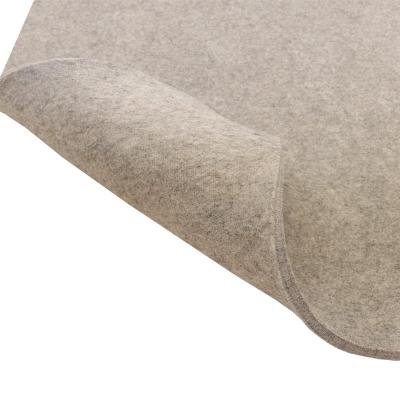 Kierrätyshuopa - Neulattu huopa Harmahtava/beige 15mm 