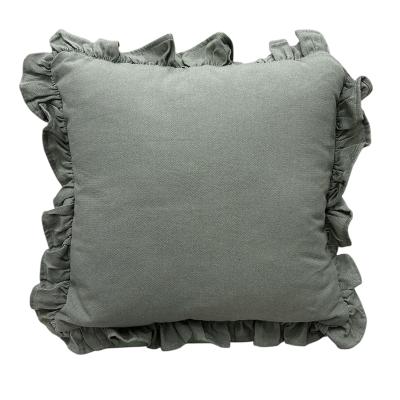 Koristetyyny Volang röyhelö vihreä