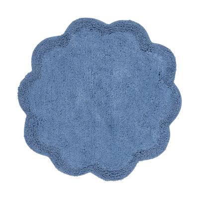 Kylpyhuonematto kukka sininen