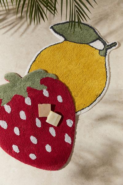 Kylpyhuonematto mansikka ja sitruuna