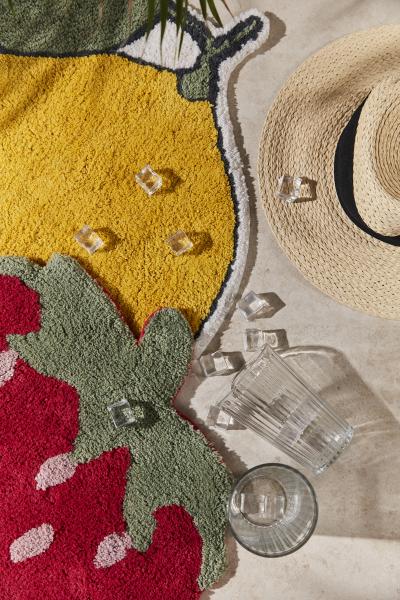 Kylpyhuonematto mansikka ja sitruuna