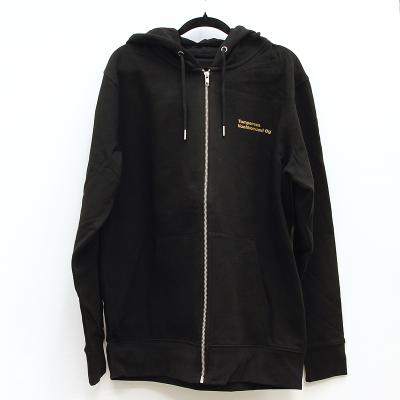 Huppari musta vetoketjulla Tampeeen Vaahtomuovi