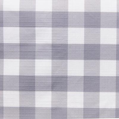 Pyöreä muoviliina 180cm ruutu harmaa