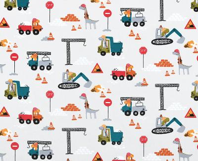 Sisustuskangas dinoroad