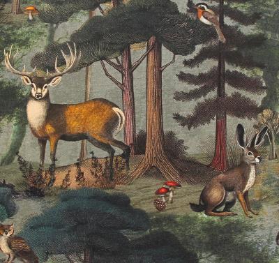 Sisustuskangas Metsän perintö