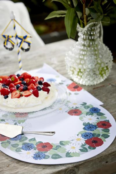 Tabletti juhannus kukkakranssi