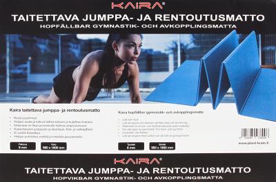 Taitettava jumppamatto Kaira sininen