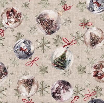 Vahakangas joulu akrylaatti joulupallo pellava