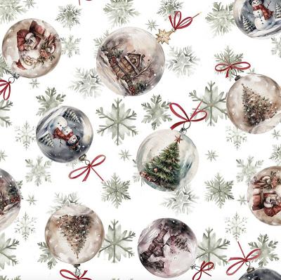 Vahakangas joulu akrylaatti joulupallo valkoinen