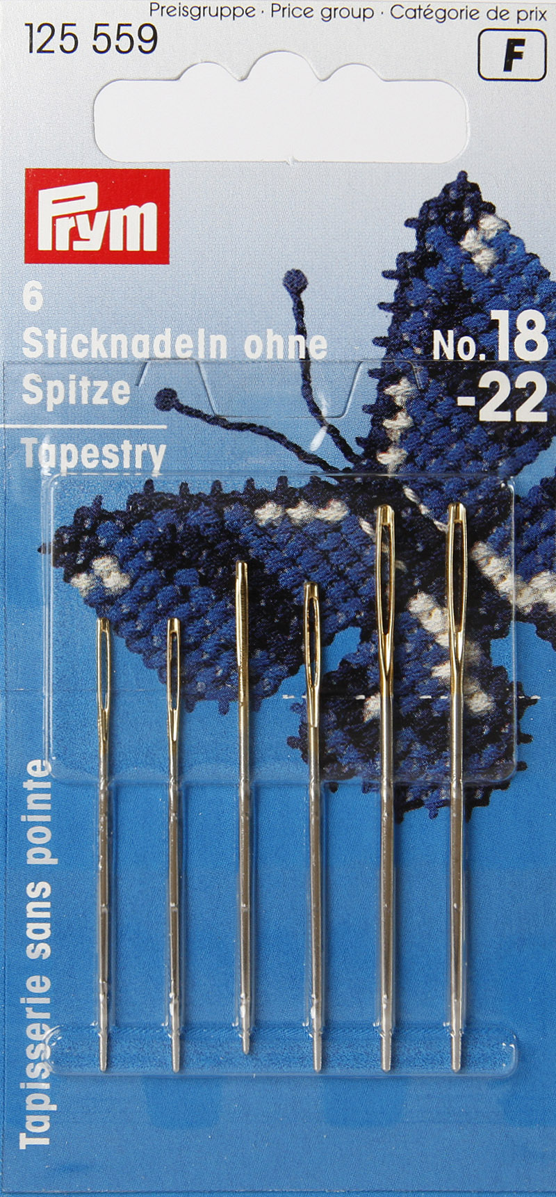 Tylppäpäinen neula 18-22 (125559V)
