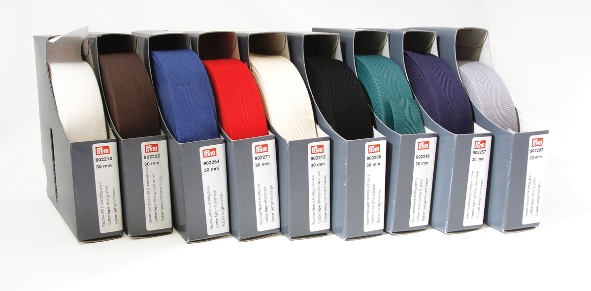 Kanttinauha puuvilla lev. 30mm navy (902257)