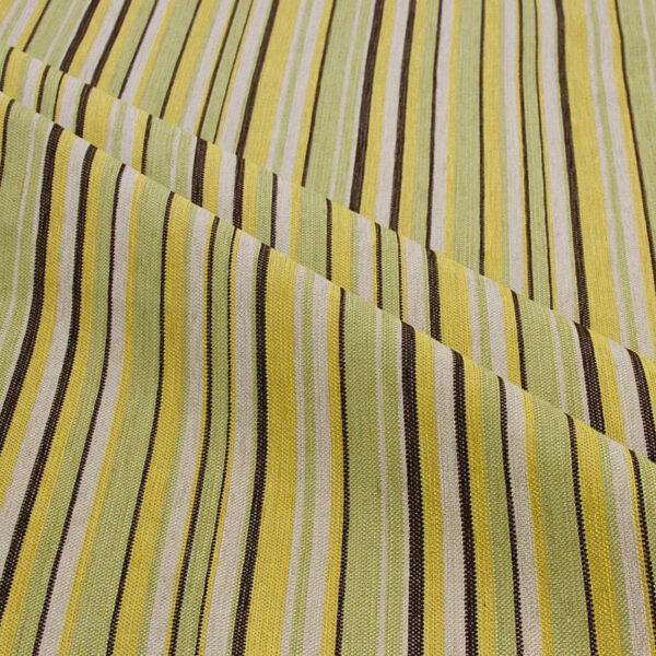 Verhoilukangas Retta raitakuosi Vihreä-Kelta (OR23V)
