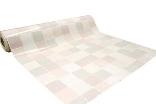 Muovimatto ruutu beige