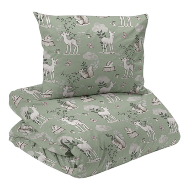 Pussilakanasetti bambi vihreä