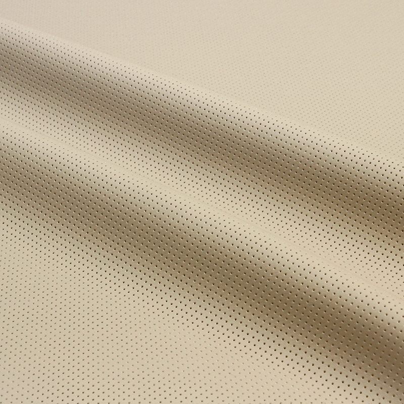 Keinonahka, reiällinen beige (TXT0161V)