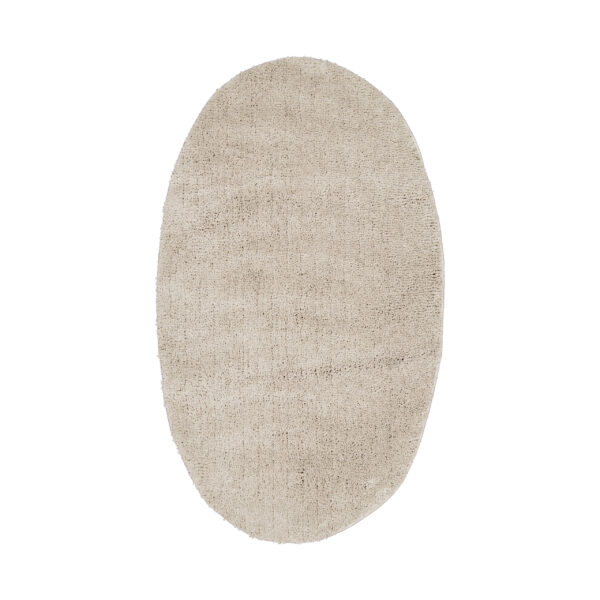Kylpyhuonematto ovaali 60*90cm pellava/beige (SH43V)