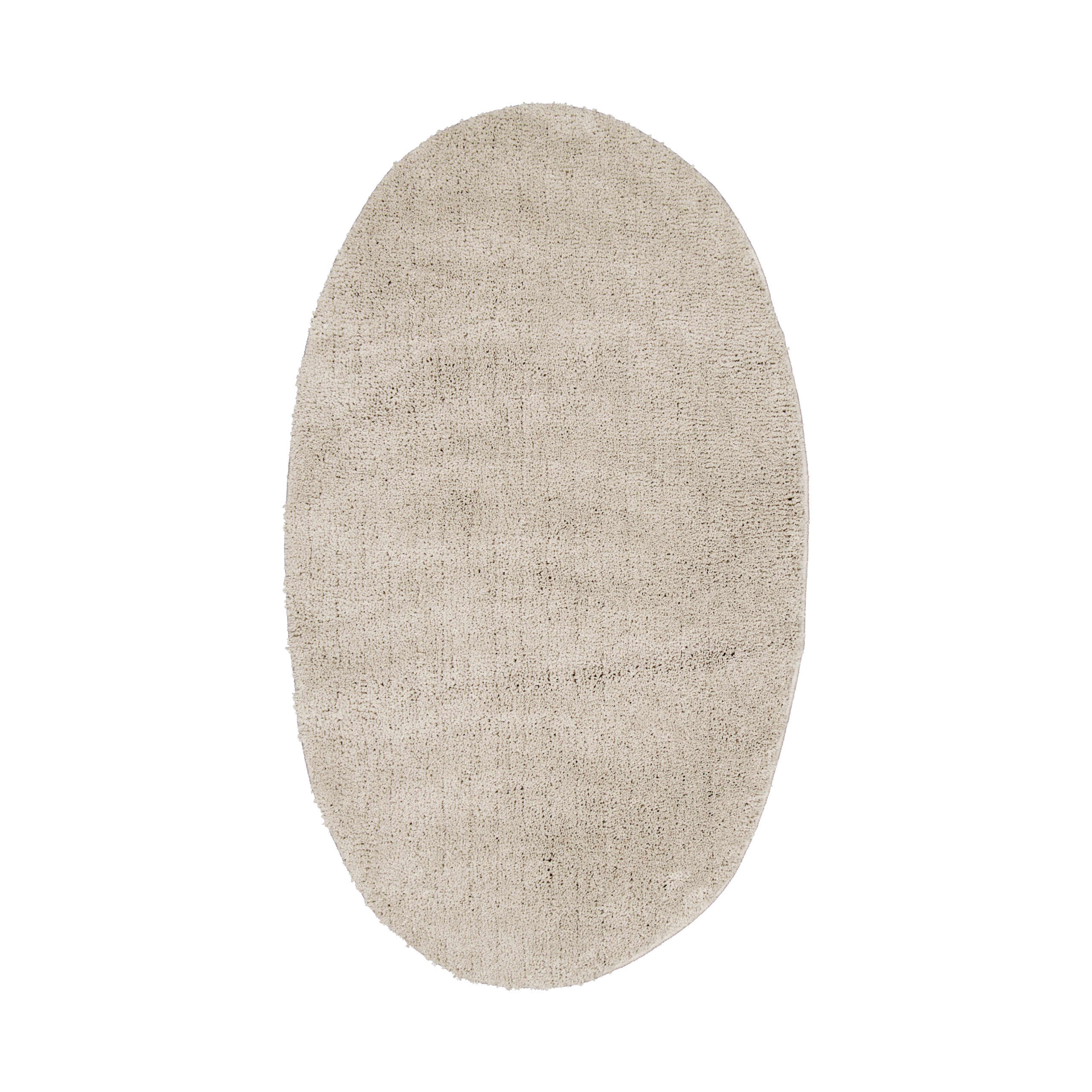 Kylpyhuonematto ovaali 60*90cm pellava/beige (SH43V)