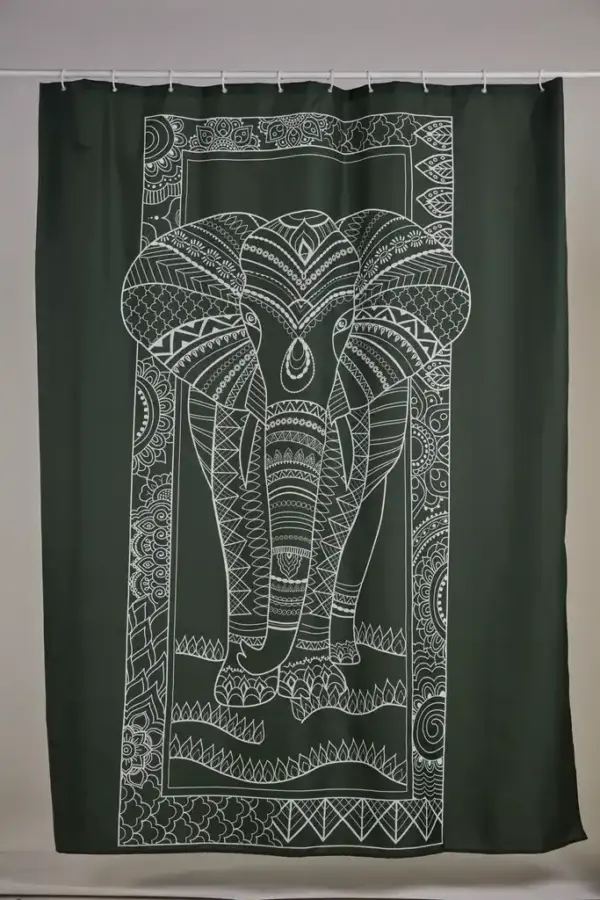 Suihkuverho Elefantti 180*200cm (SH39V)