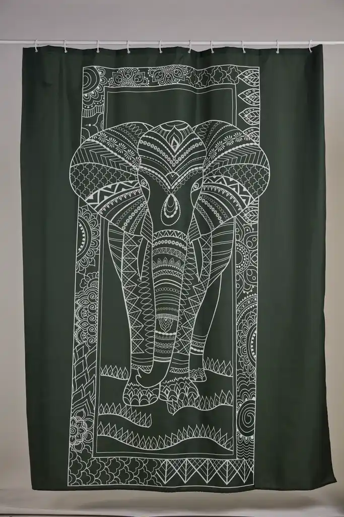 Suihkuverho Elefantti 180*200cm (SH39V)